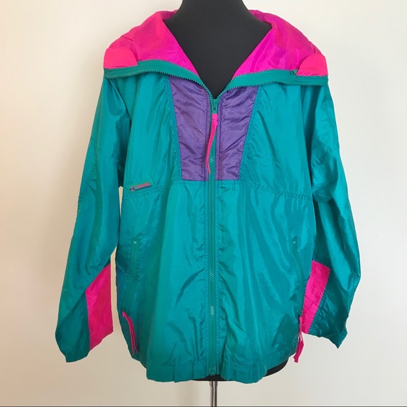 Columbia Other - Vintage Columbia Teal Windbreaker Mens XL